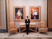 im Foyer des Emirates Palace
